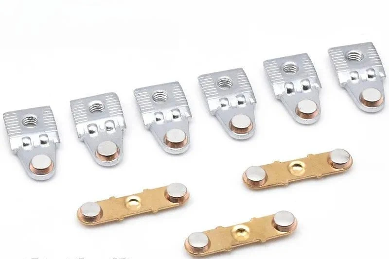 Wear Resistant Contactor Replacement Contact Set for CJX2-0910 CJX2-1210 CJX2-1810 CJX2-2510 LC1D12 D25 D38 E32