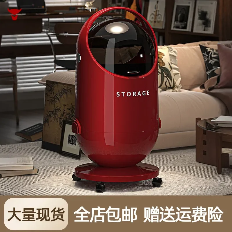 for Household Large Capacity Trash Can with Lid High End Style for Living Room Bedroom Kitchen Wheeled Removable Waste Basket