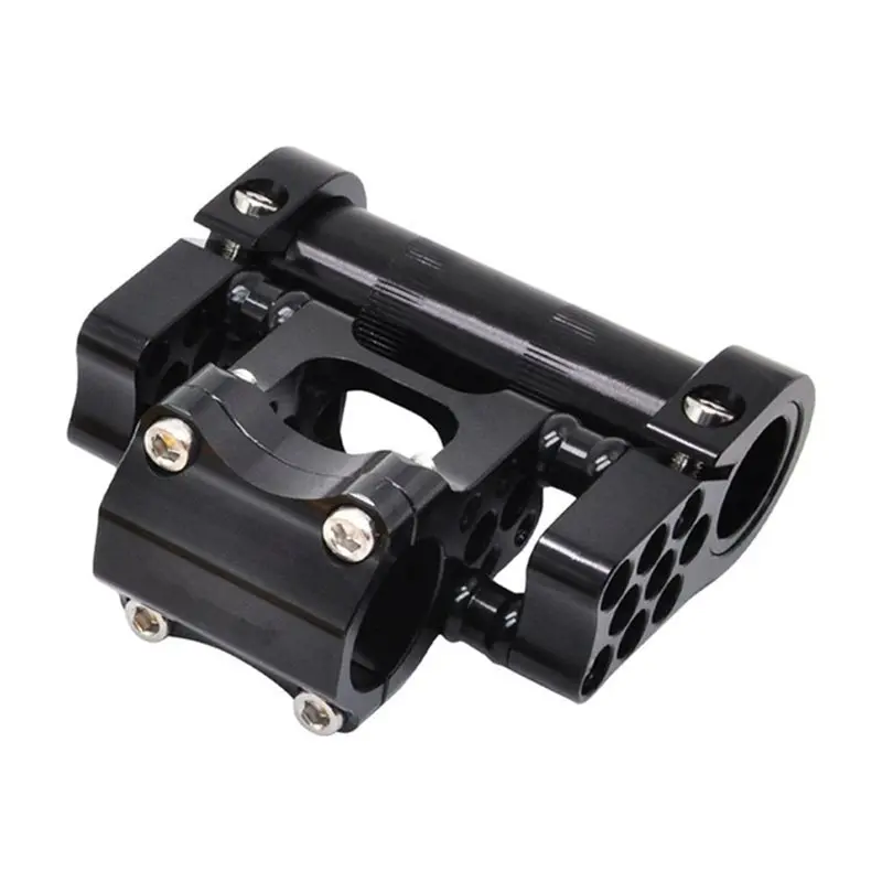 XSXS-Aluminum Alloy CNC For Bike Handlebar Extend Stem 25.4Mm Folding For Bike Variable Angle Stem Adjustable B