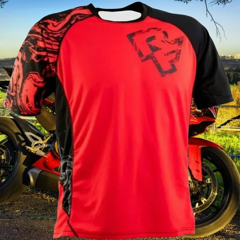 

2025 new summer motocross shirt men breathable mountain bike mtb long sleeve racing downhill cycling men's sports jersey