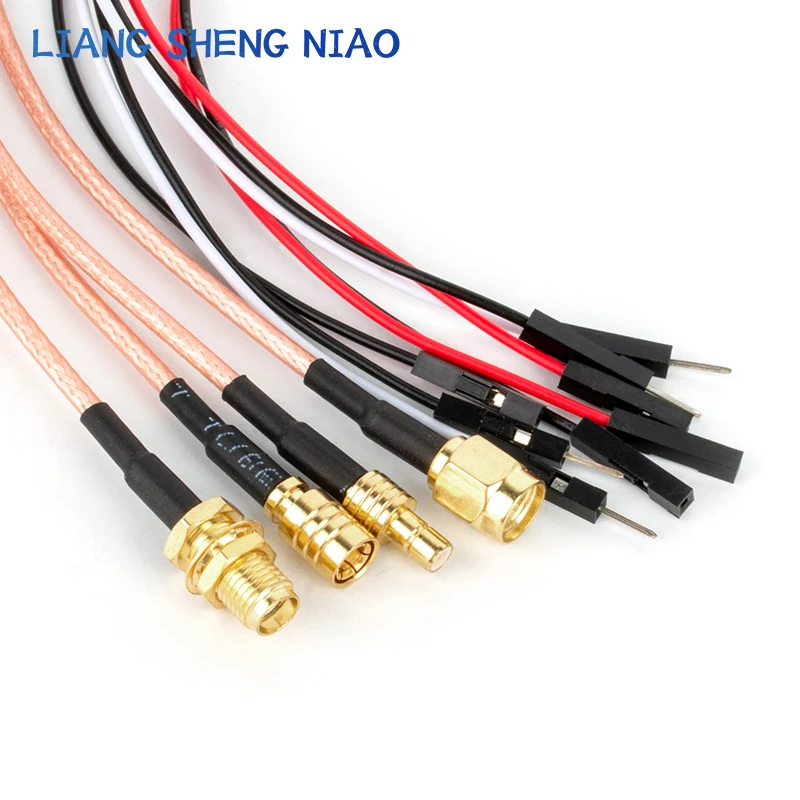 RG316 Coax Cable test line SMA SMB TO 2×1P Dupont line Connector RF Crimp for Cable Low Loss Fast Delivery RF Coaxial line