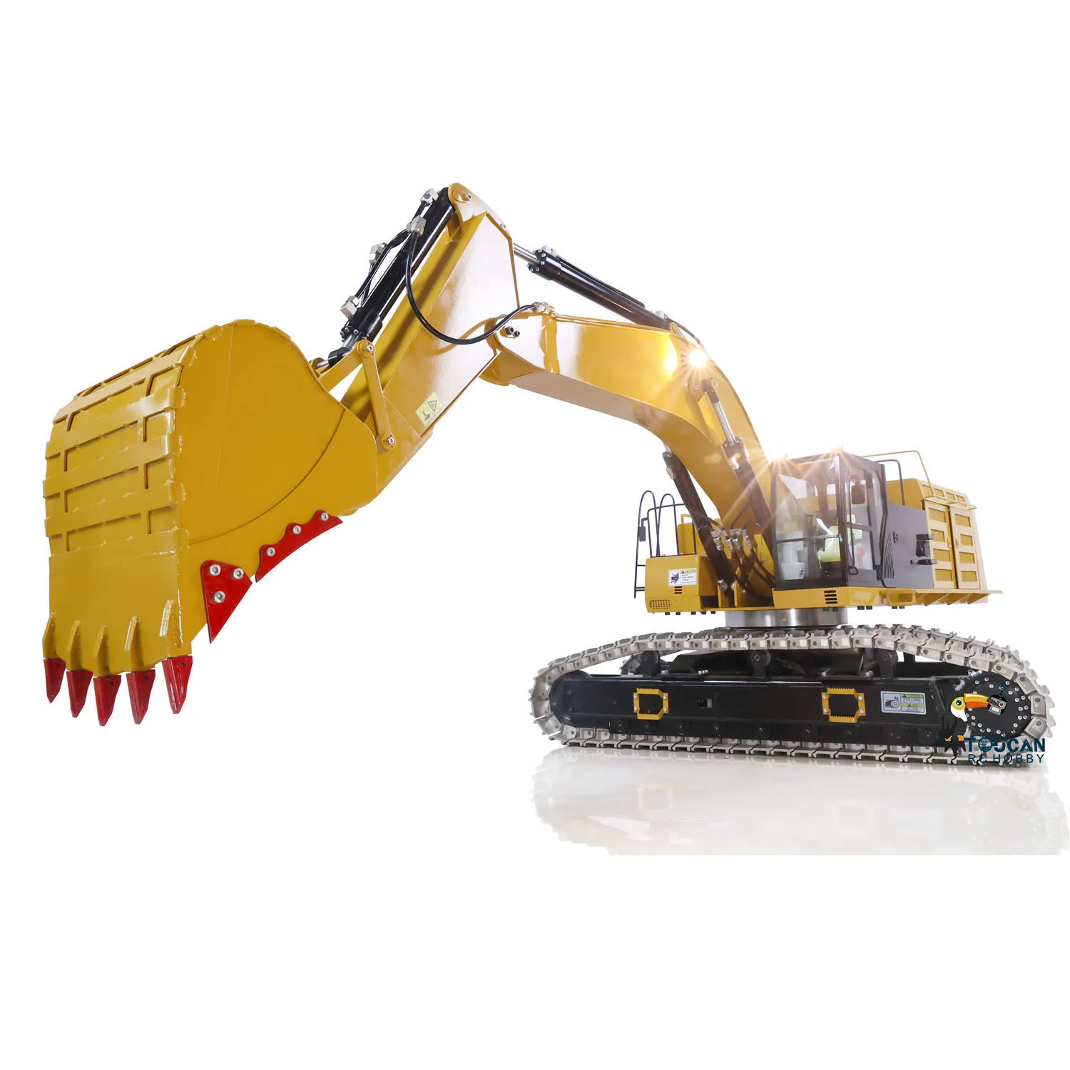 1/8 390F RC Metal Hydraulic Excavator RTR Track Heavy Duty Car PL18EV Construction Engineering Digger Vehicles Model Toy TH22724