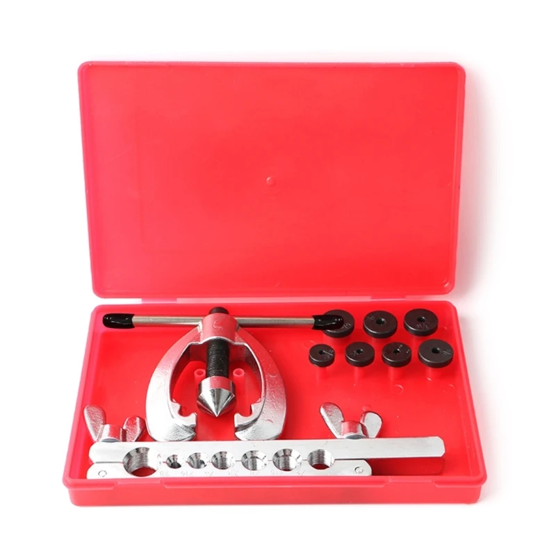 

090E Auto Double Flaring Tool Brake Line Flare Repairing Accessories Double Flaring Brake Line Tool Tubing Car Tool