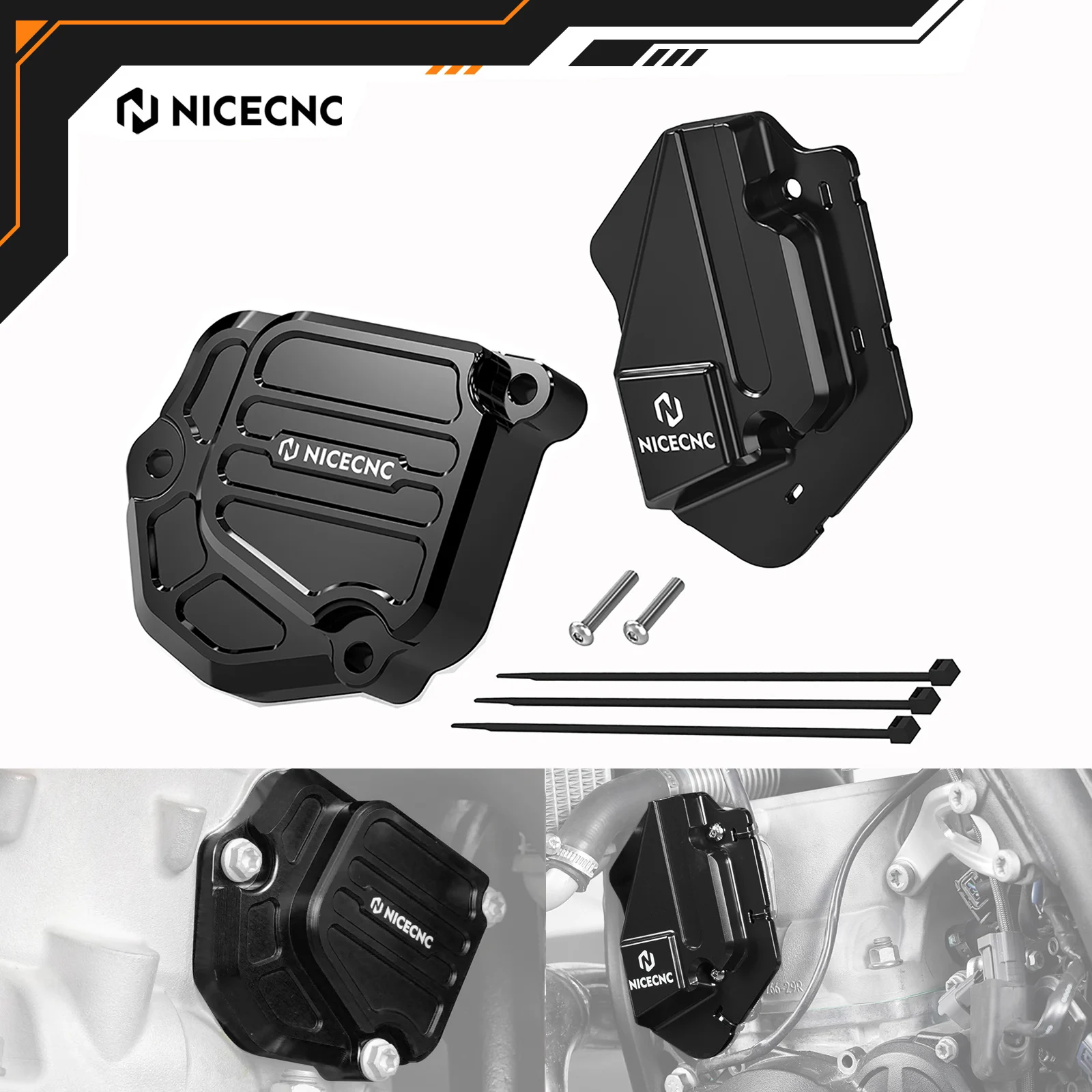 

NICECNC For KTM EXC 300 EXC 250 XCW 300 2024 SX250 XC300 2023-2024 For Husqvarna TE300 TE250 TX300 Left Right Power Valve Cover