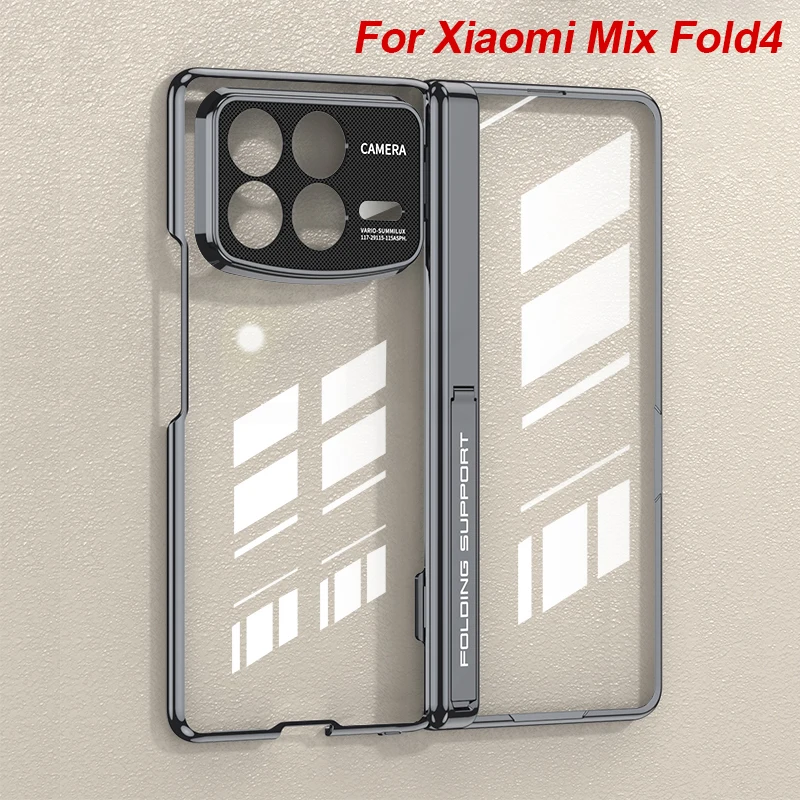 

Magnetic Hinge Bracket Plating Case for Xiaomi Mix Fold 4 Outer Screen Glass Protective Clear Cover for Xiaomi Mix Fold 4 Case