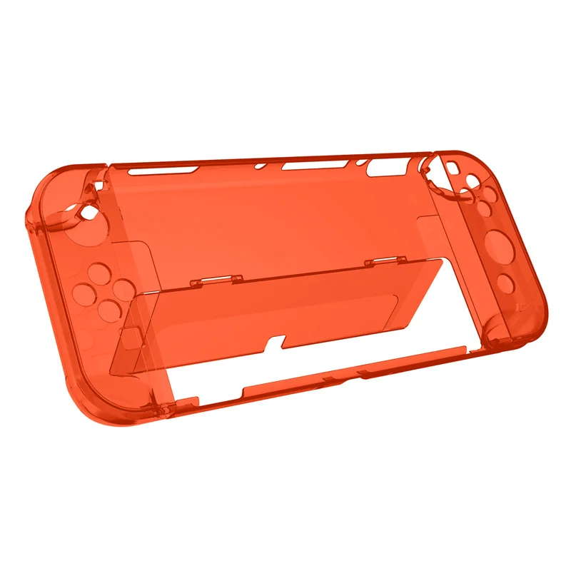 Clear Silicone Protect Shell Compatible For Nintendo Switch OLED Transparent Hard Case Cover For Switch OLED Console Accessories