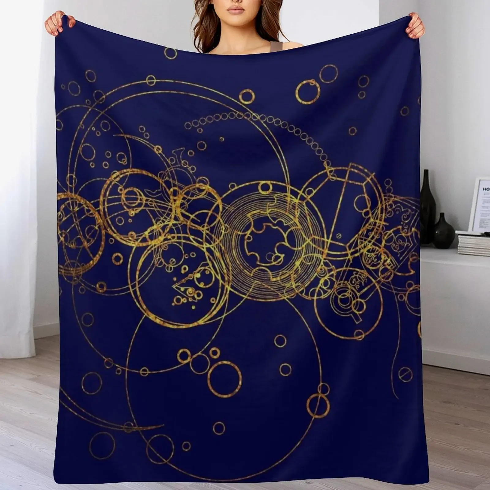 

Time Lord Writing - transparent Throw Blanket Soft Bedroom Blanket for Night Sleeping