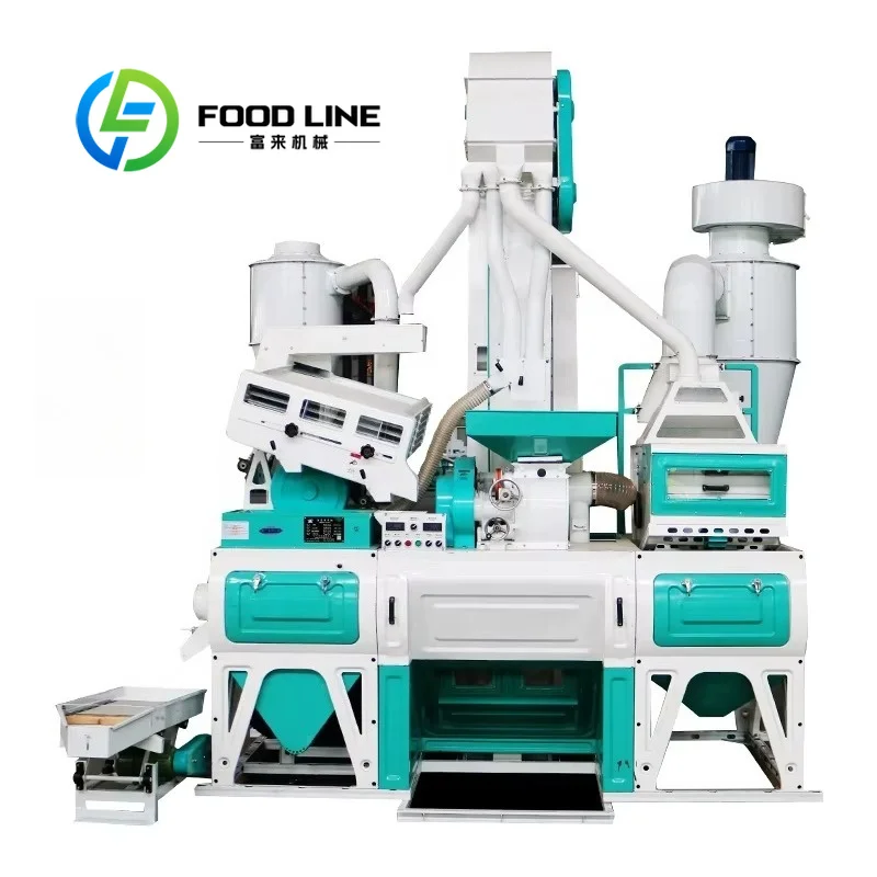 Combined Integrated Rice Mill Machine One‑Time Paddy‑To‑White‑Rice Processing Short Production Cycle Higher Output Efficiency
