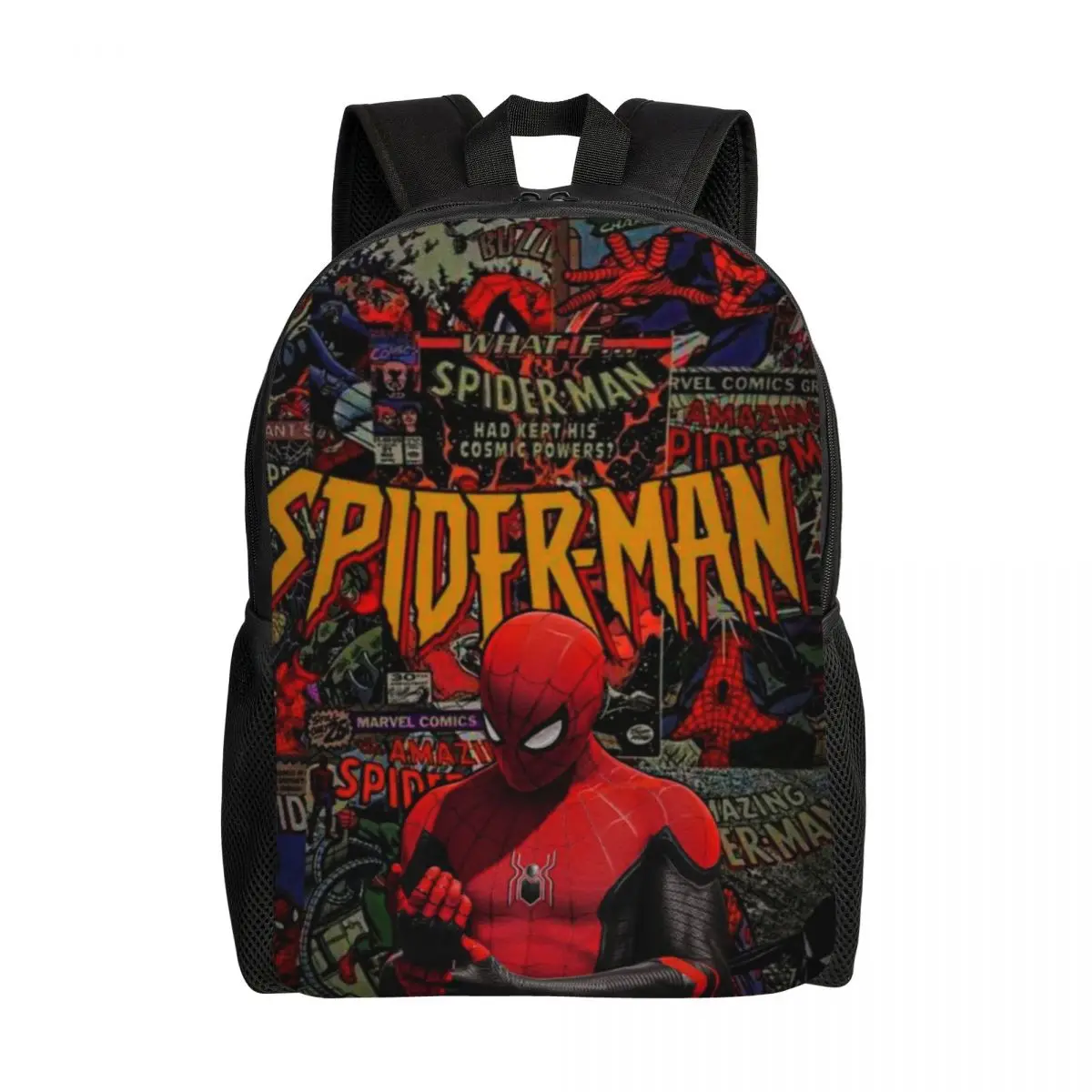 

Marvel Spider-Man Backpack, Women's Oxford Cloth Backpack, Men's School Bag, Travel Backpack, Laptop Backpack