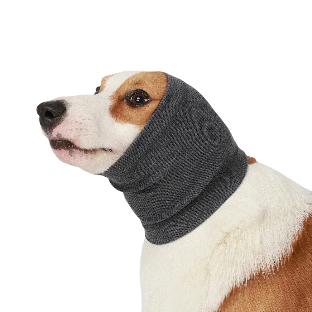 Pet Dogs Hoodie Dog Neck And Ears Warmer Scarf Dog Costume For Comfort and Protect Your Dog Helps Calm Provides Anti Anxiety