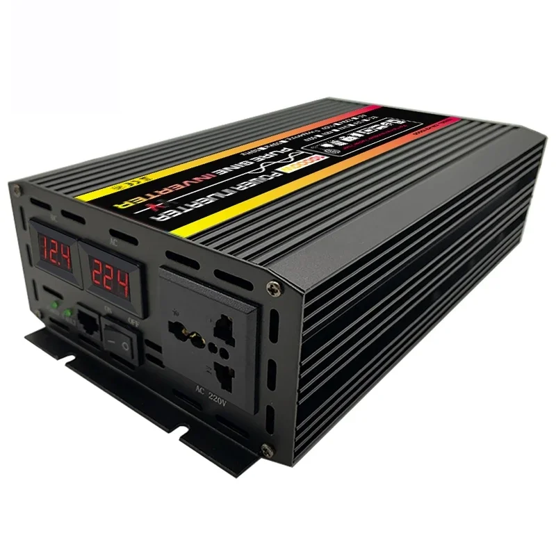 8000w/10000w reiner Sinus-Wechselrichter-Spannungs wandler intelligente digitale Anzeige Auto nach Hause im Freien DC12V-220V wandler