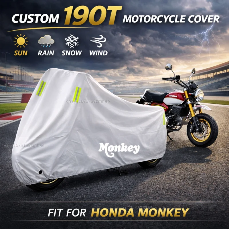 

Чехол для мотоцикла Honda Monkey Z-125 Z125 Z 125, водонепроницаемый, сверхпрочный, для улицы, защита от дождя, пыли и солнца