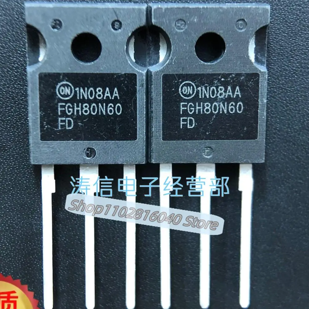 10PCS/Lot FGH80N60FD  TO-247 80A 600V IGBT Best Quality Imported Original