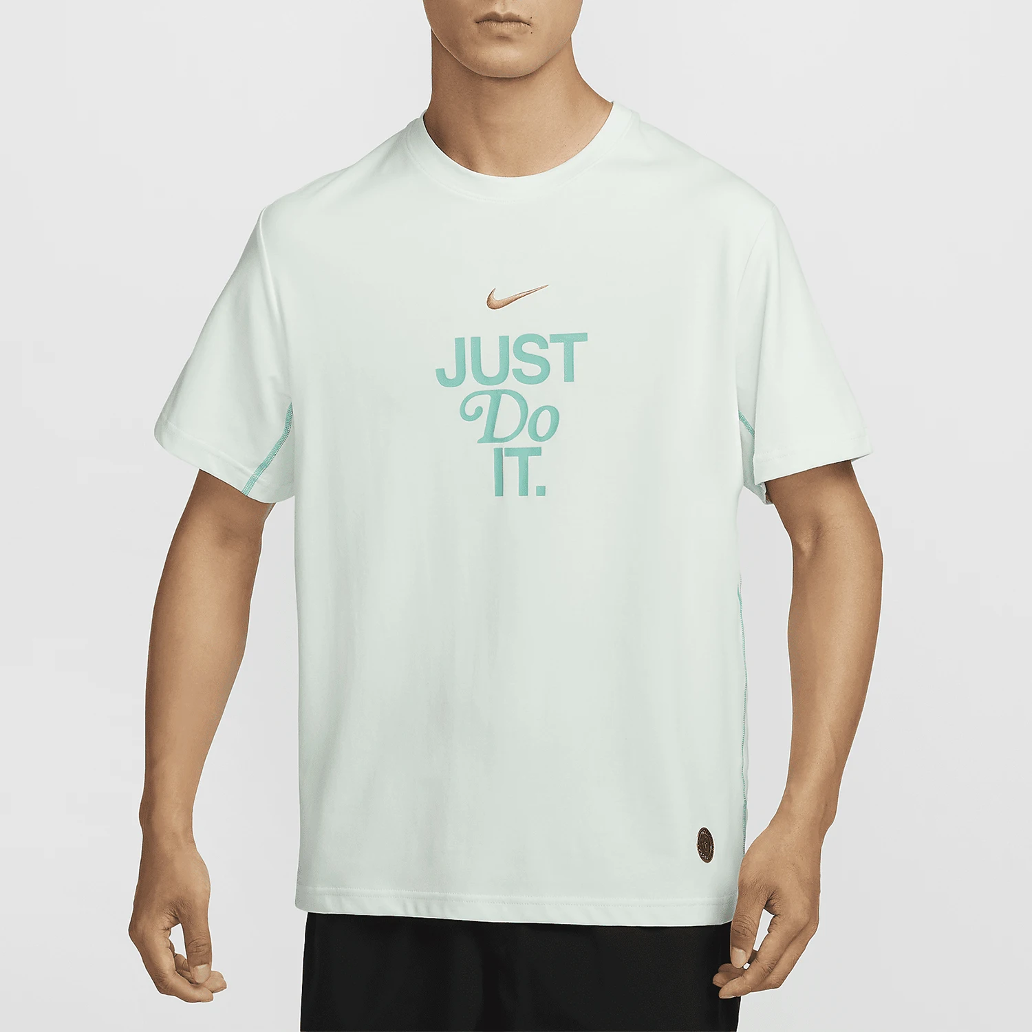 

Официальная мужская дышащая спортивная тренировочная футболка Nike Dri-FIT с круглым вырезом HM4458-333