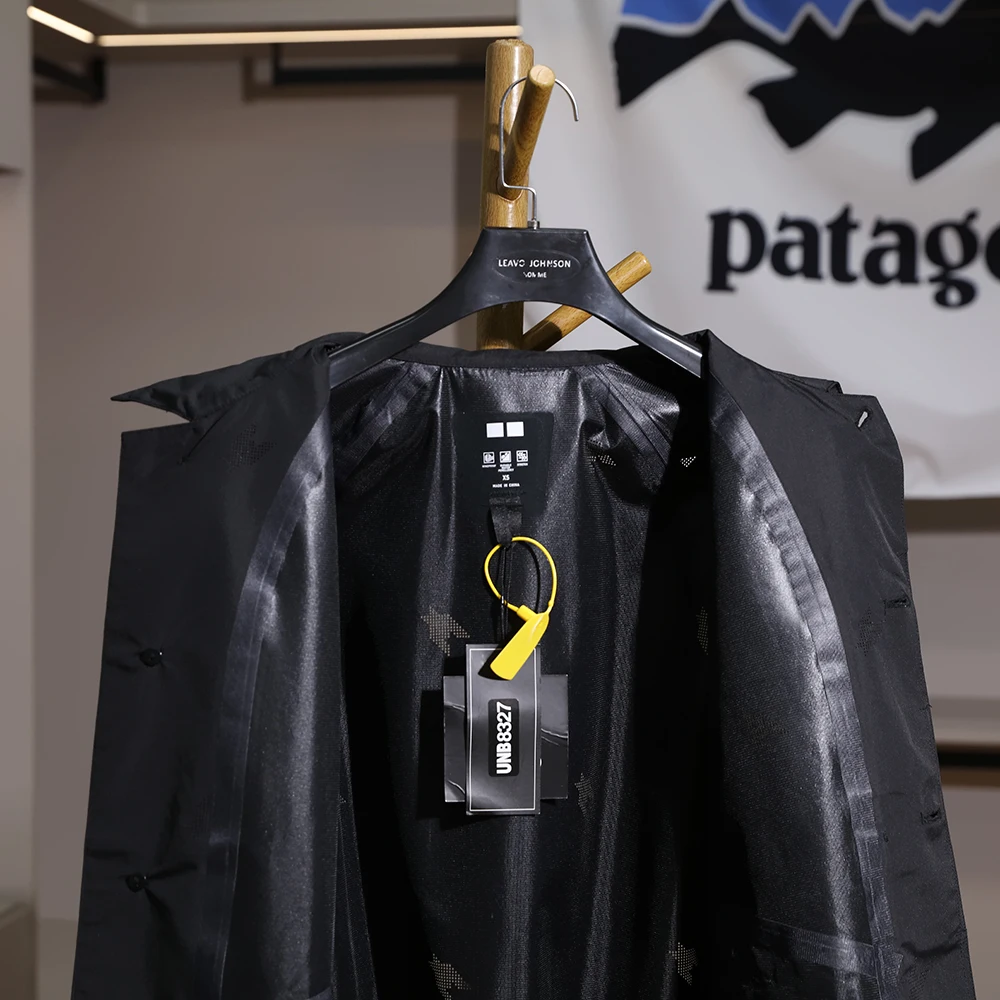 

Men's Mid-Length Windbreaker Coat Faion Urban Sle Full Glue Outdoor Rainproof Casual Loose Fit Polyester Fiber Windbreaker