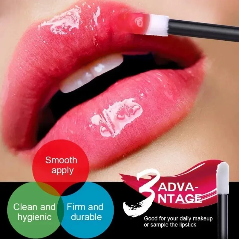 Disposable Lip Lint Free Applicators  Lipstick Testers Wands Applicators for Makeup Lip Brushes  Makeup Beauty Tool Brush