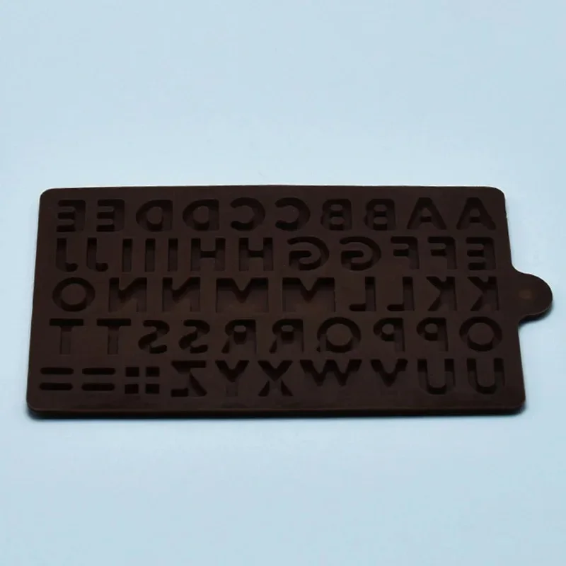 Silicone Mold Candle Making Pastry Molds Jelly Bar English Alphabet Mold Cookies Ice Cream Cake Decoration Gift Set Letter Candy view 4