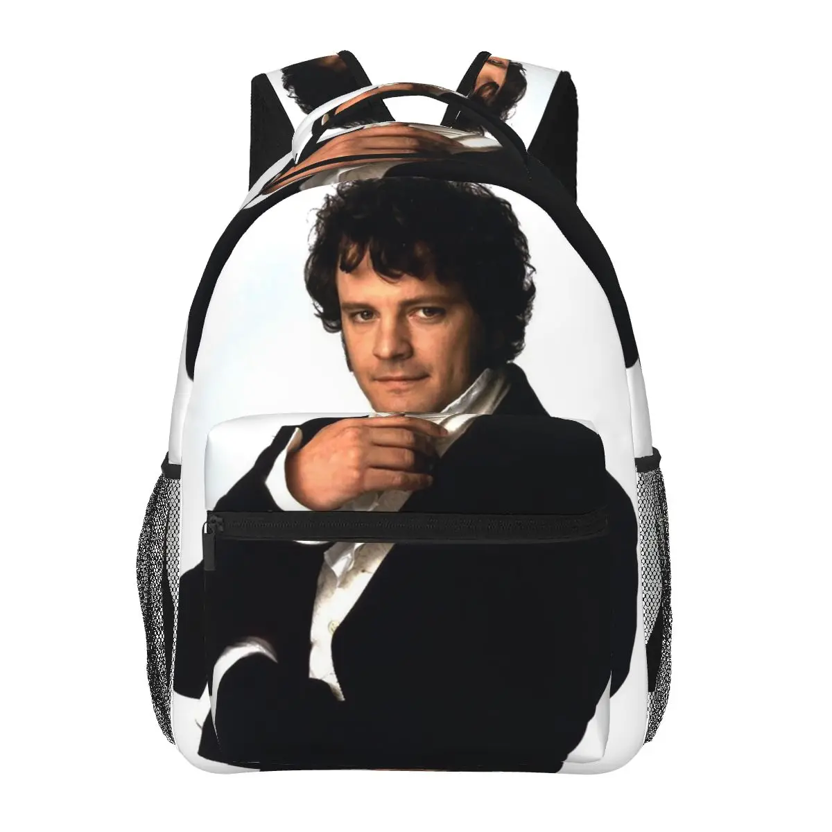 Colin Firth As Mr Darcy In Pride And Prejudice Backpacks Boys Girls Bookbag Students School Bags Travel Rucksack Shoulder Bag