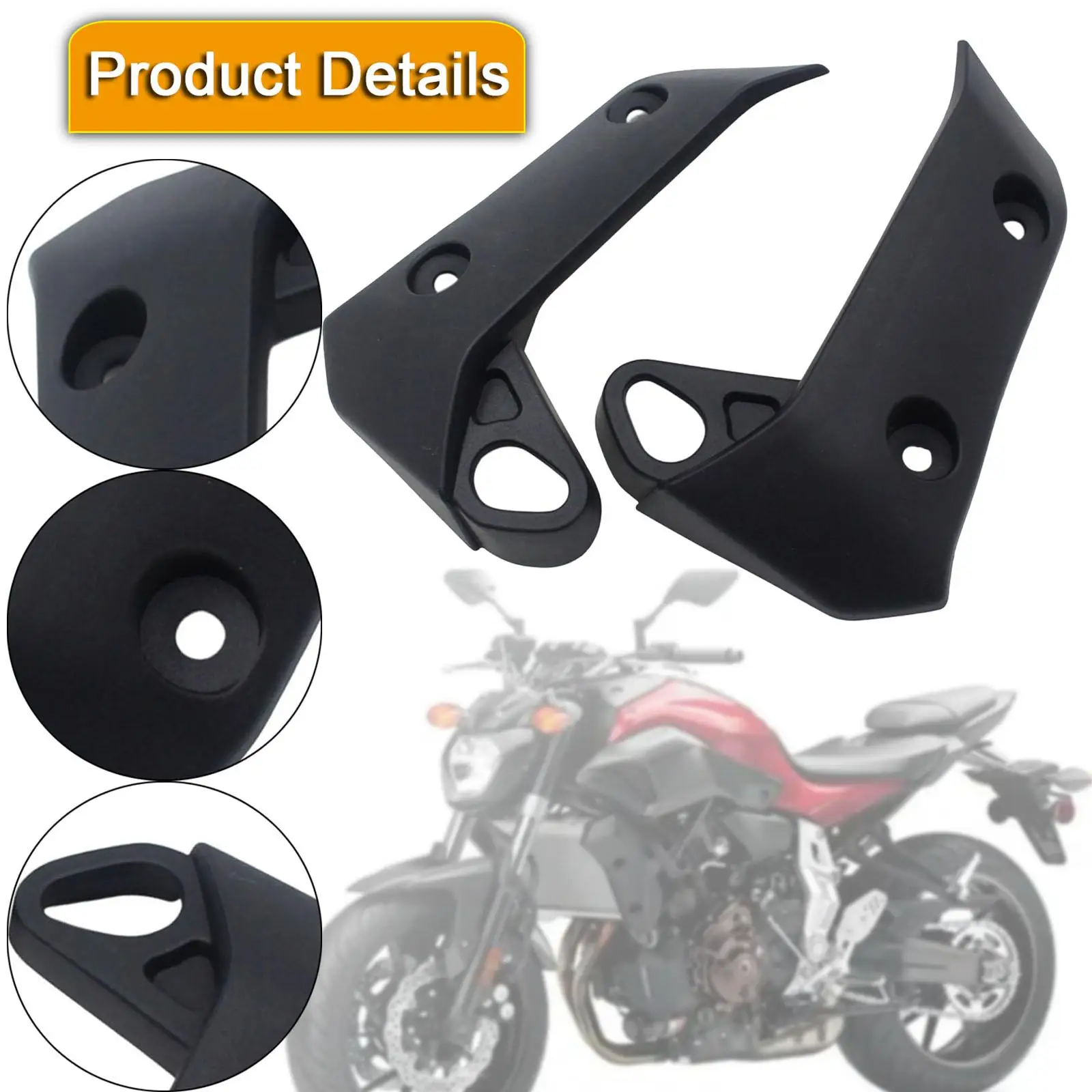 

Motorcycle Accessories Radiator Side Covers Easy Install Grille Guard for Yamaha FZ-07 MT-07 2017-2020 Spare Parts