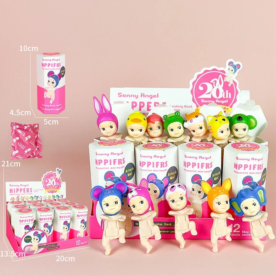 Sonny Angel Blind Box 20th Anniversary hippers looking back Fruit And Vegetable Anime Figures Ornaments Dolls Fans Children Gift