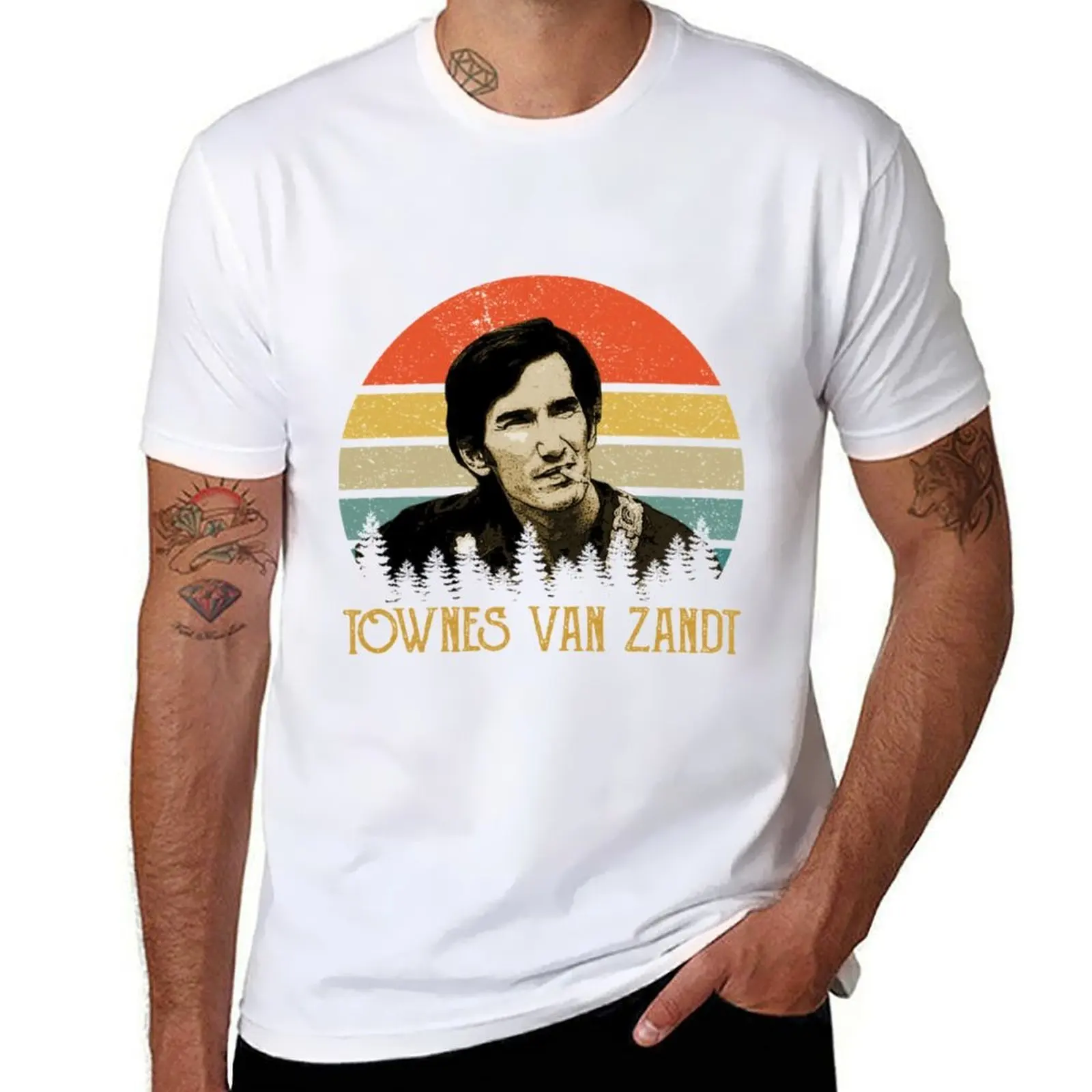 

Townes Van Zandt Retro Shirt T-Shirt t shirt personalised cotton t shirts high quality T-Shirt