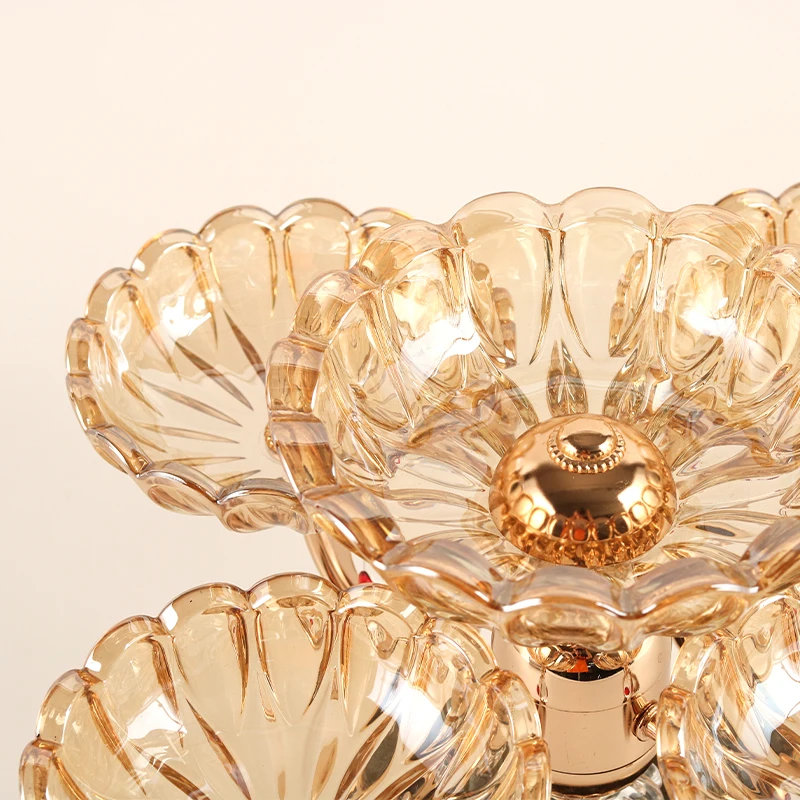 Bandeja de frutas Lotus bandeja de servicio hogar de lujo