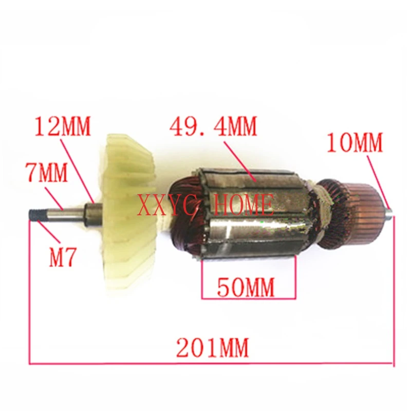 

Armature Rotor replace GA9050 GA7050 Angle grinder Power Tool Accessories Electric tools part