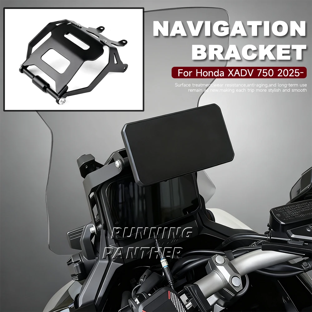 

For Honda XADV750 X-ADV 750 2021-2025 Motorcycle Navigation Bracket GPS Mount Mobile Phone Holder Stand Accessories