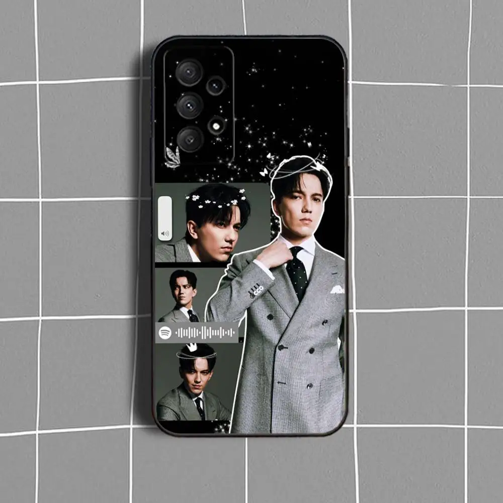 D-DimashS QudaibergenS Funda de teléfono para Samsung Galaxy A73,31,32,72,41,53,52,71,22,5G,Nota,J7,8,9 Funda negra suave