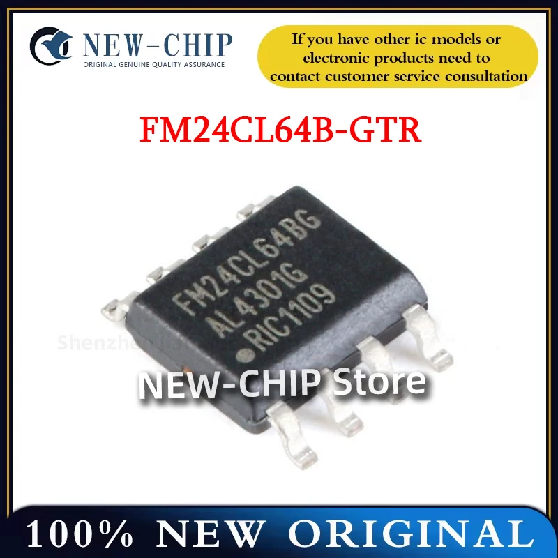 

5PCS-100PCS/LOT FM24CL64B-GTR SOP-8 64Kbit I2C interface FRAM memory New Original FM24CL64BG