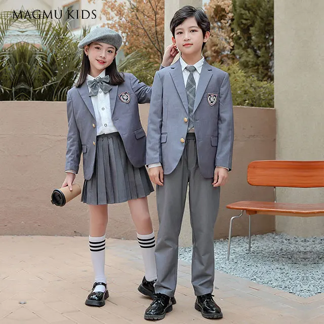 Uniforme escolar para estudiantes de secundaria, traje masculino y femenino de estilo universitario, ropa de competición para estudiantes universitarios