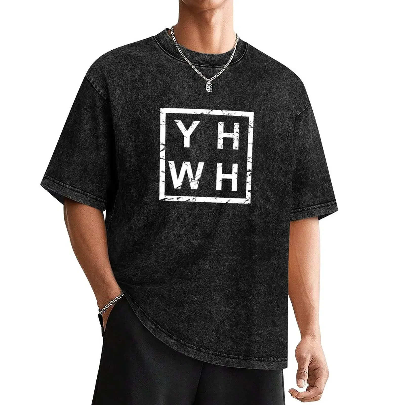 Stylish YHWH Yahweh T-Shirt vintage clothes Blouse fitted t shirts for men