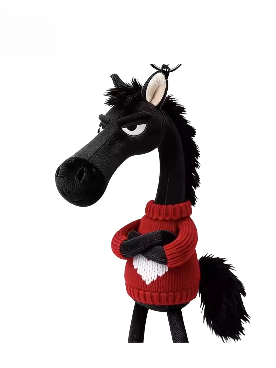 jellymouse-lucky-mascot-black-year-sweater-bag-charm-plush-toy-good-luck-pendant-red-color-handbag-accessory