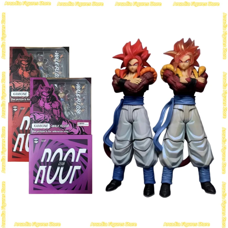 

[In Stock] Original KAMIONE WALK FU 03A/03B Dragon Ball Gogeta Super Four Solid Color Collectible Toy Figures Action Anime Hobby
