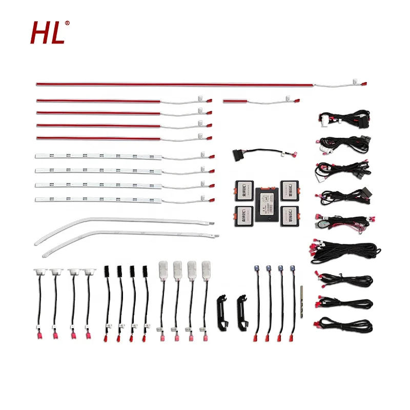 

High Quality Auto Car LED Lighting System 30 Color Atmosphere Lights Car Ambient Light for Audi Q5 2018-2023