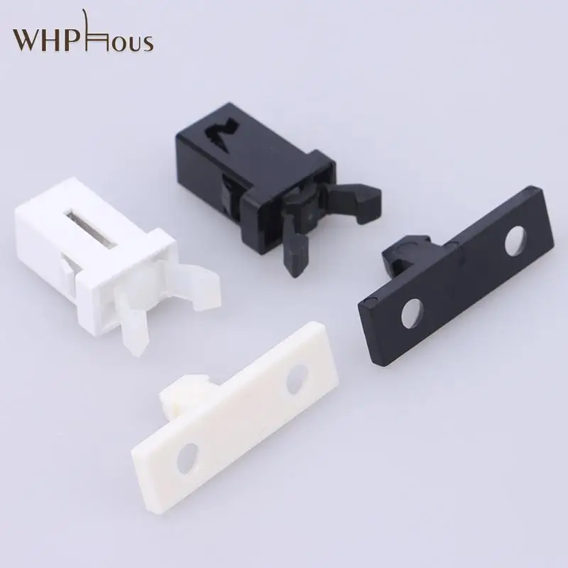 10Pcs Black White PR-001 Small Door Lock Switch Lock For MS Air Conditioner Set Top Box TV EVD DVD Door Cover