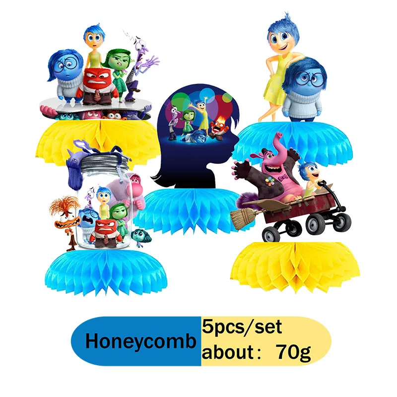 Disney Inside Out Party Supplies Decorations Kids Birthday Disposable Tableware Tablecloth Superhero Party Theme Favors Boy Set