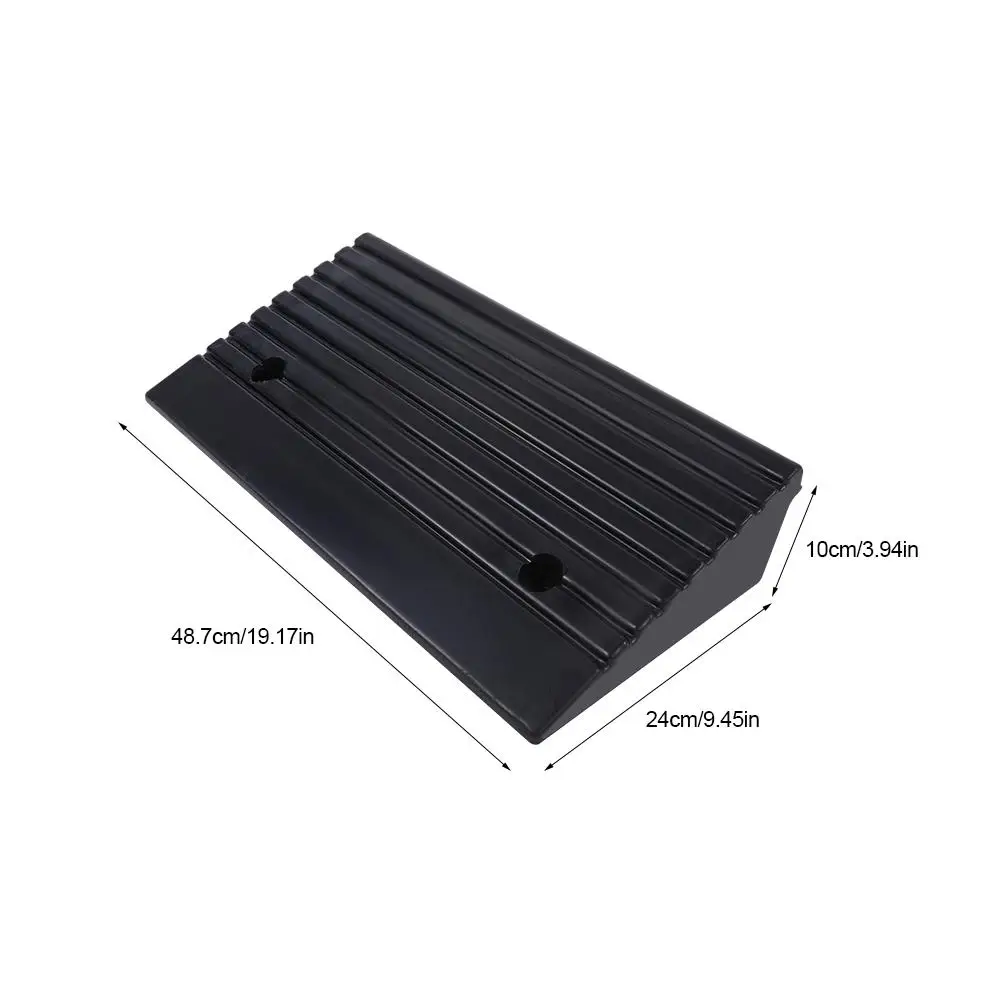 Portable Rubber Curb Ramps for Car Scooter Motorbike Wheelchair Threshold Ramp