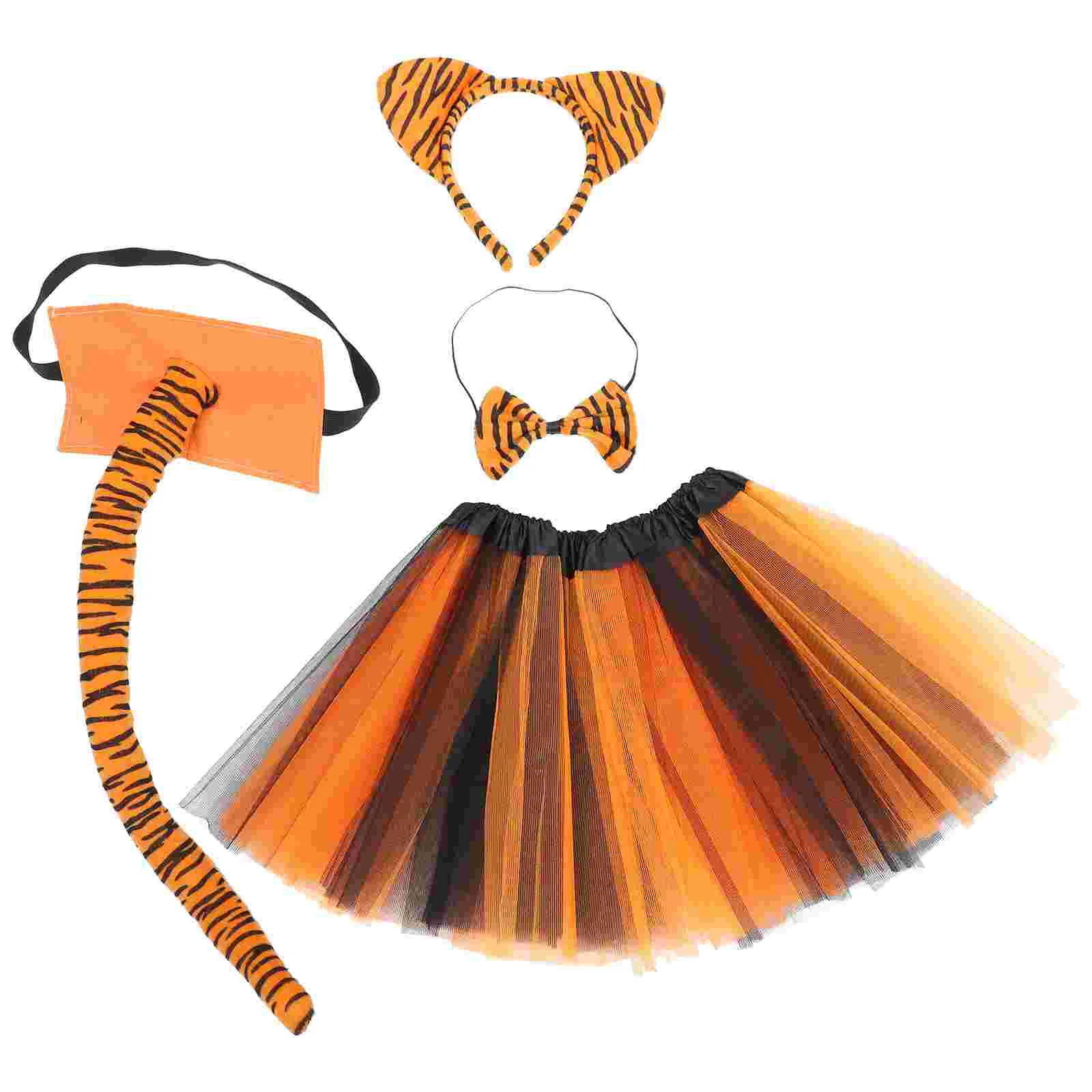 

Tiger Headband Party Female Hairband Ear Wear Costumes Decorative Cosplay Halloween Unique Headdress Girl Kit