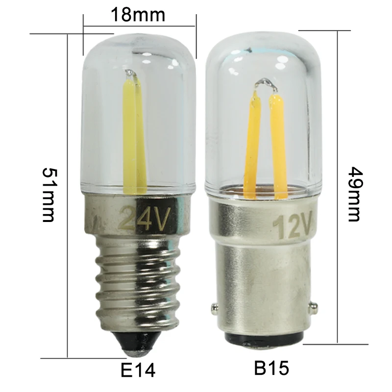 ボールランプ12/24/110V,220/1.5W,スポットライト,空気清浄機用,B15,12/24 V