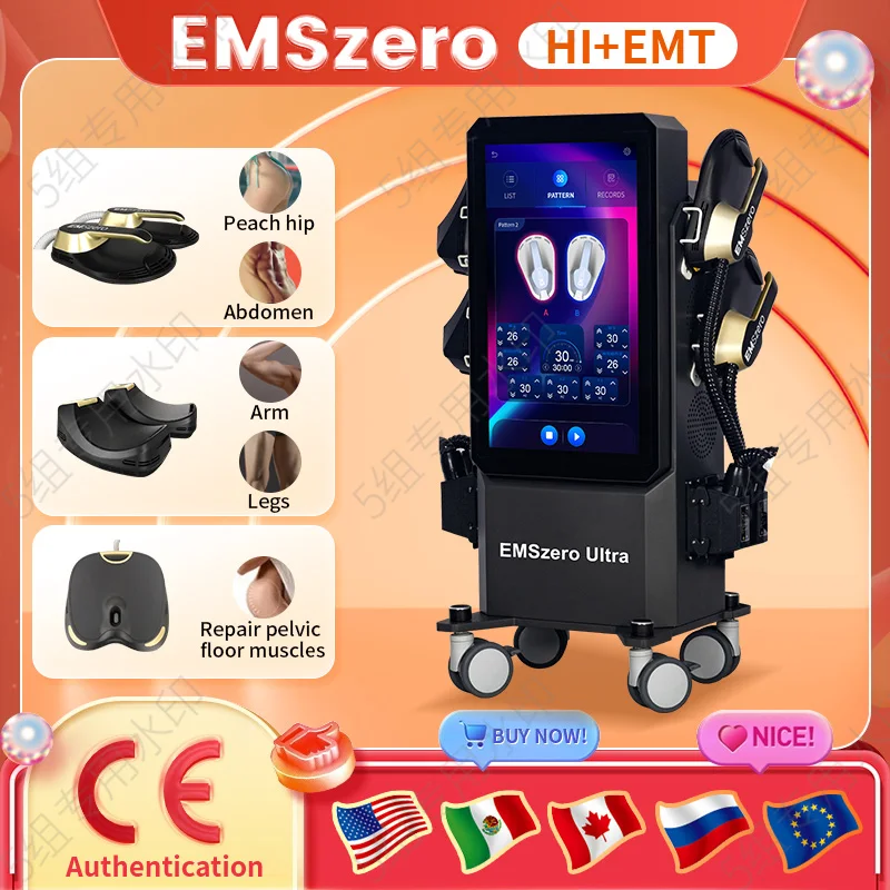 EMSZERO Weight Lose Stimulate Fat Removal 6500W 200HZ HIEMT Body Sculpting Machine NEO Electromagnetic Slimming