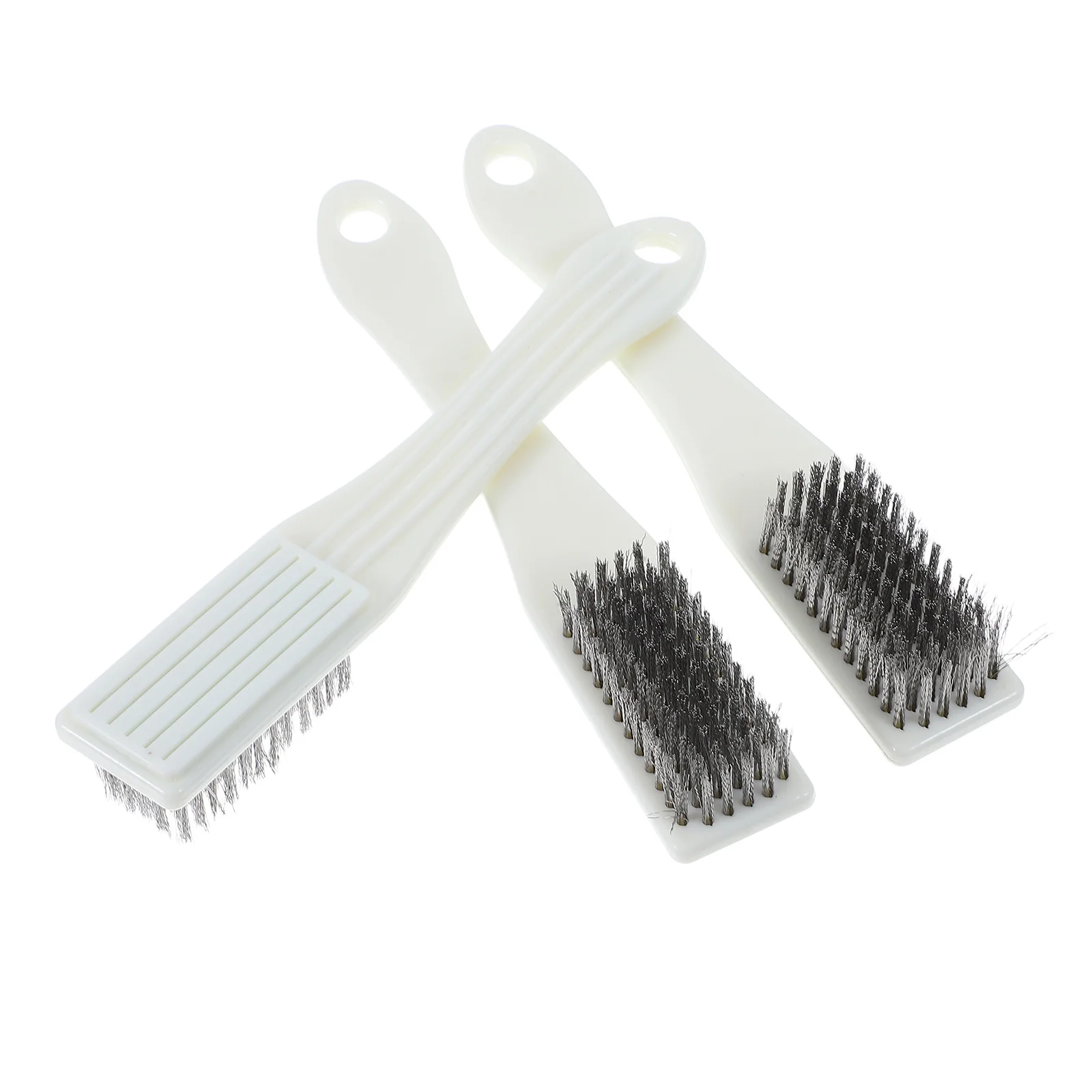 

3pcs Steel Wire Brushes for Polishing Detailing Soft Bristles Household Cleaning Tools Antistatic Portable