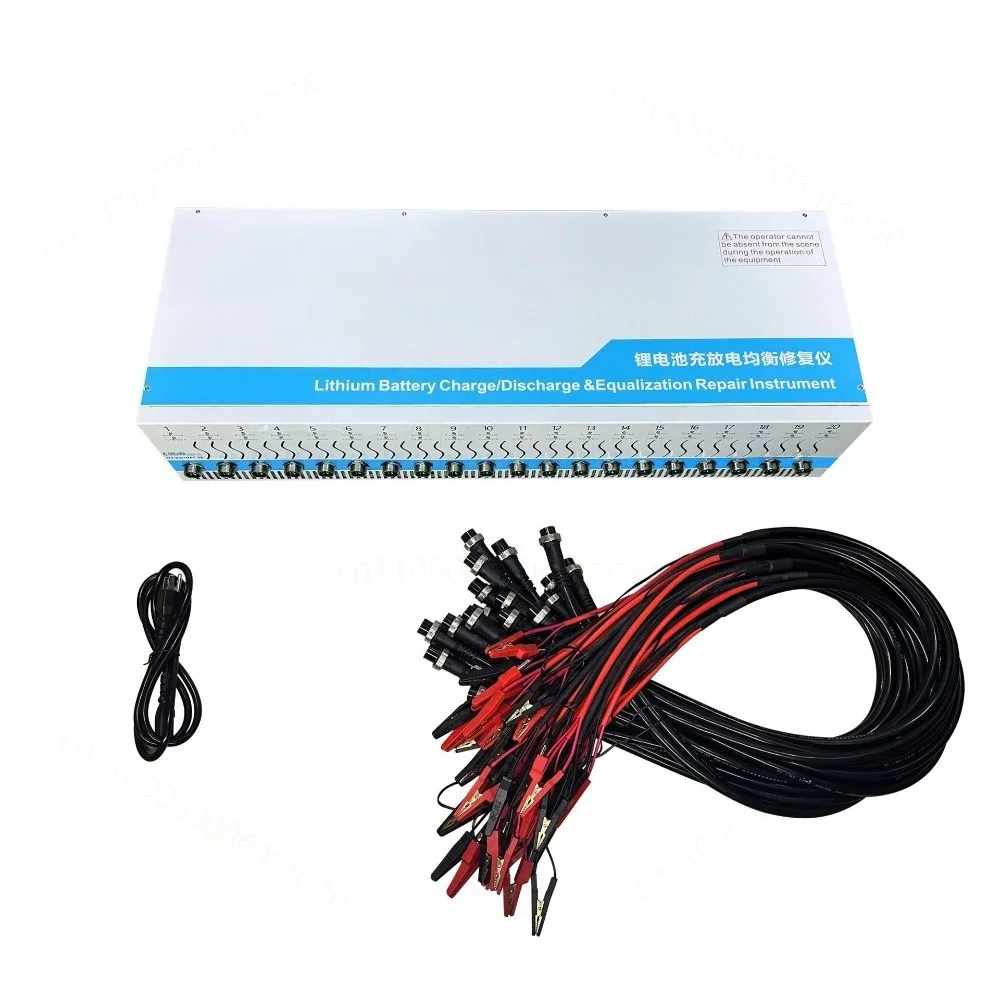 20 Channel Charge/Discharge 10A Battery Capacity Tester with Voltage Balancer for 18650/ 26650/LiFePO4/NiMH Batteries view 3