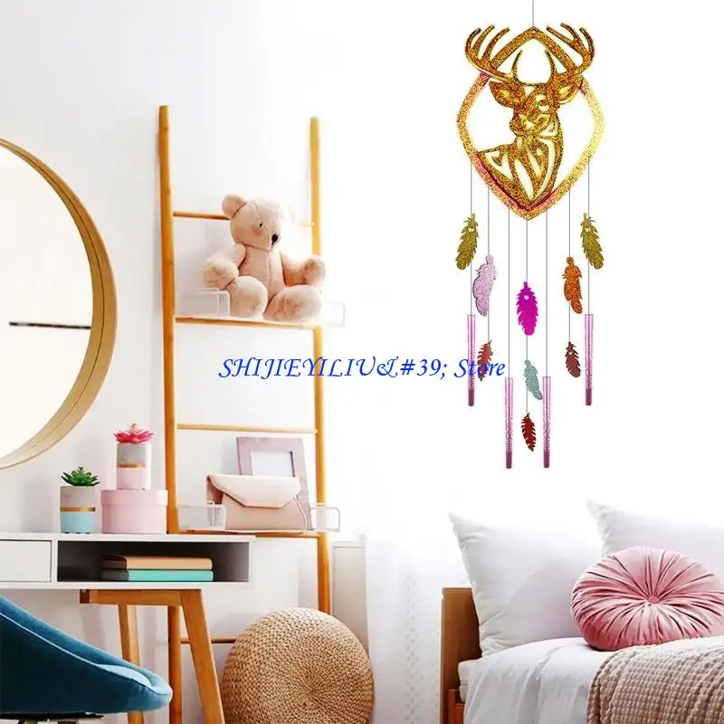 

E21F Силиконовая форма для литья из смолы, настенная форма для подвески в виде колокольчика ветра, ювелирная форма