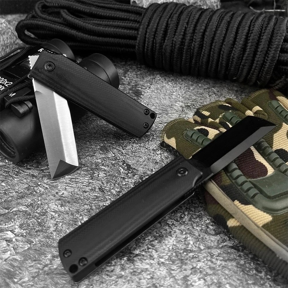 

Новый 5915 OutdoorMini портативный складной нож карманный нож выживания джунгли походный нож 8Cr13Mov лезвие 420, сталь + ручка G10