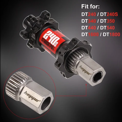 Imagen 2 del producto Llave de instalación y extracción de trinquete de estrella de buje de bicicleta HEPPE, herramienta de reparación de buje de bicicleta para DT SWISS 240 240S 350 340 440 540 1600 1800