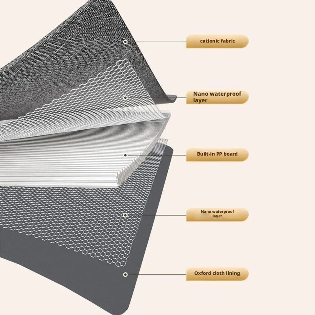 صندوق تخزين بغطاء ناعم كاتيوني مع قفل بكلمة مرور، صندوق تخزين قابل للطي للملابس والألعاب، صندوق تخزين تنظيم خزانة الملابس