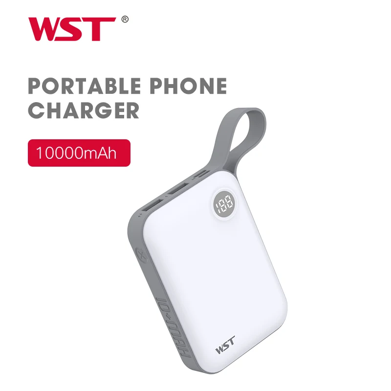 

Power Bank 10000mah with LCD Digital Display Portable Phone Battery Charger Dual Output Portable Charging Power Bank