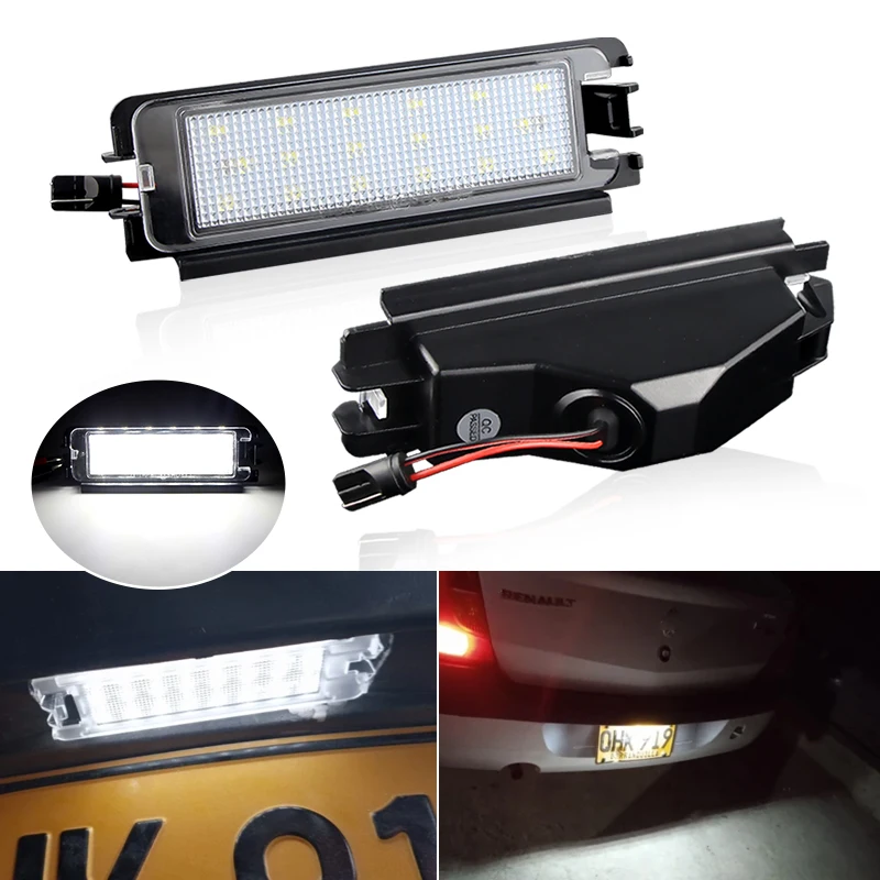 

1 Piece LED License Plate Light Number Plate Lamp For Dacia Sandero II Logan II 2013 2014 2015 2016 2017 2018 2019 2020 2021
