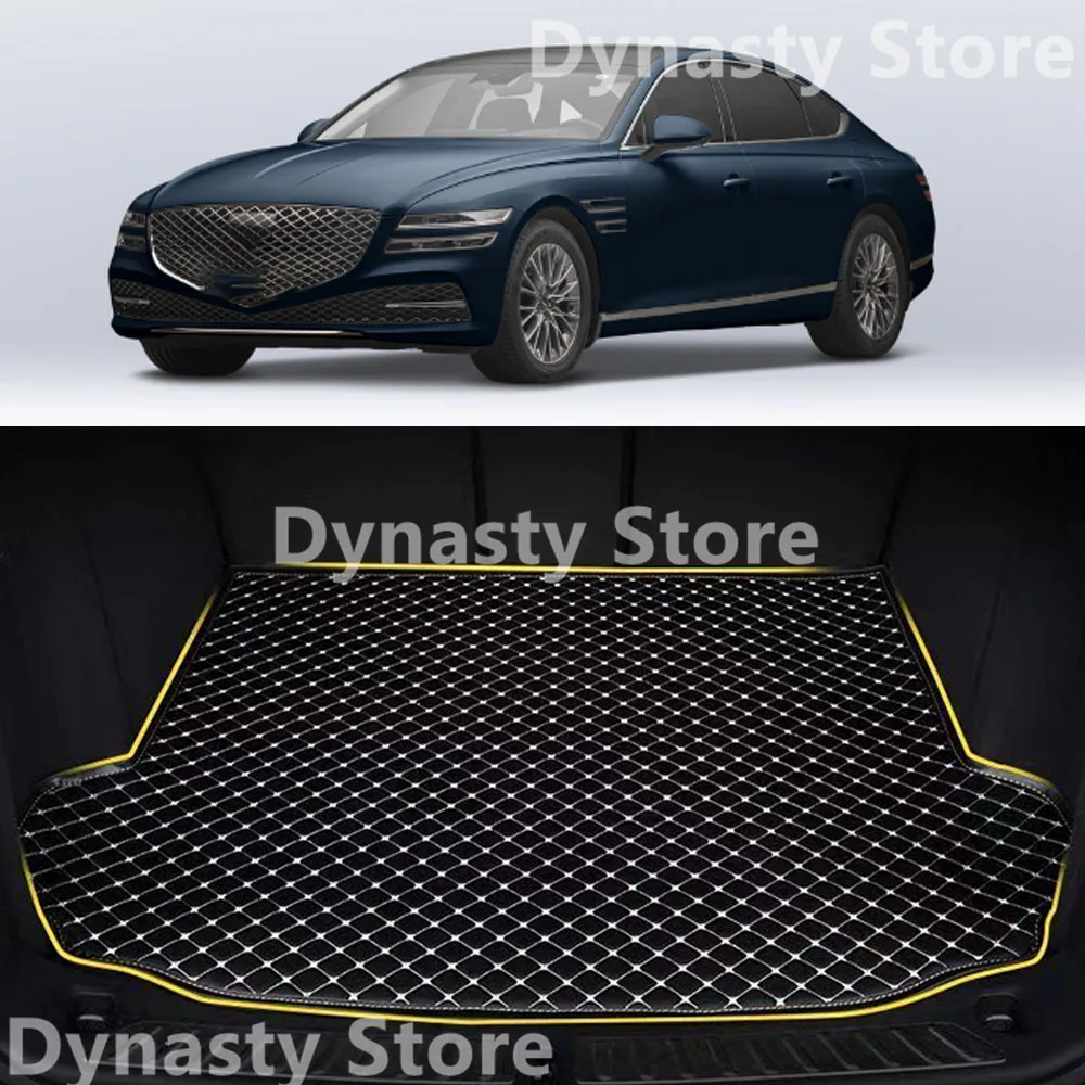 

Car Trunk Mats For Genesis G80 Waterproof Rear Backrest Protection Cushion Trunk Tray Floor Mat Automobiles Accessories